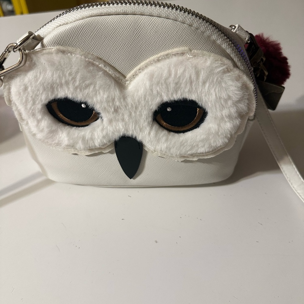 White Owl Crossbody Bag